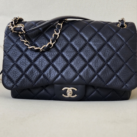 CHANEL Handbags - TRADED Chanel Easy Jumbo Flap in Lambskin